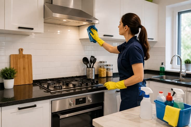 Kitchen deep cleaning project
