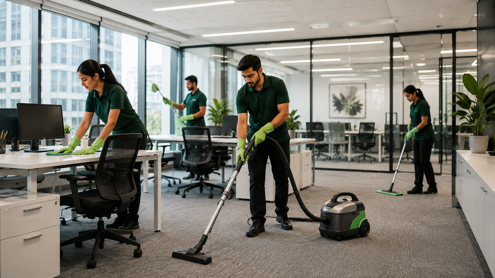 Professional office cleaning service